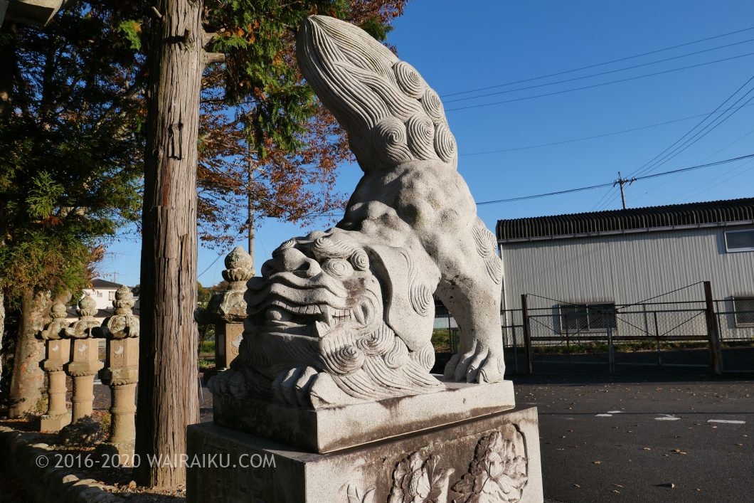 積田神社　狛犬