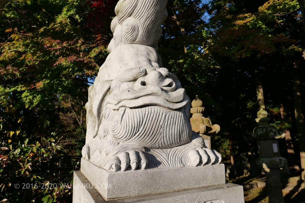 積田神社　狛犬
