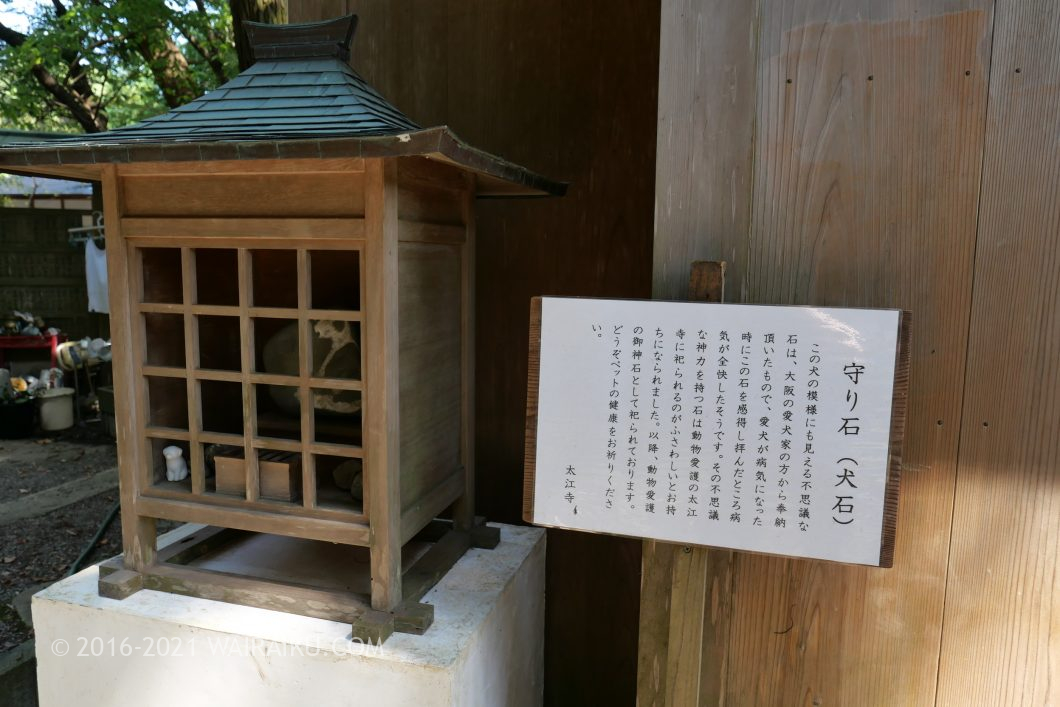 太江寺 守り石 犬石