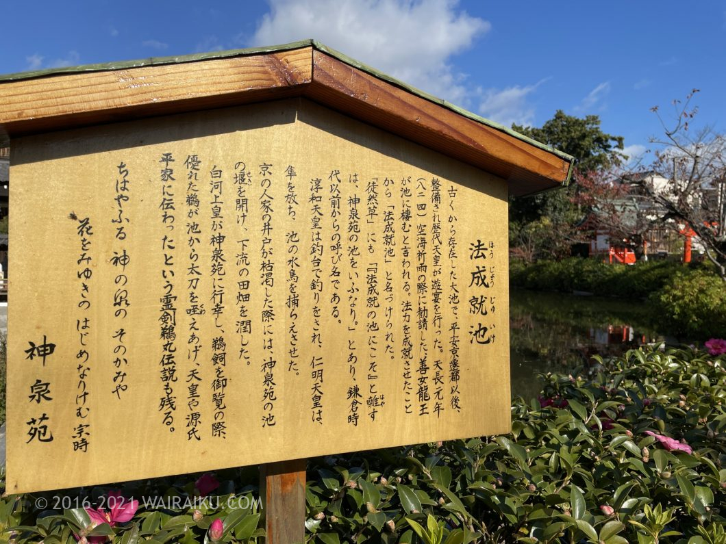 神泉苑 願いを一つだけ叶えてくれる龍神