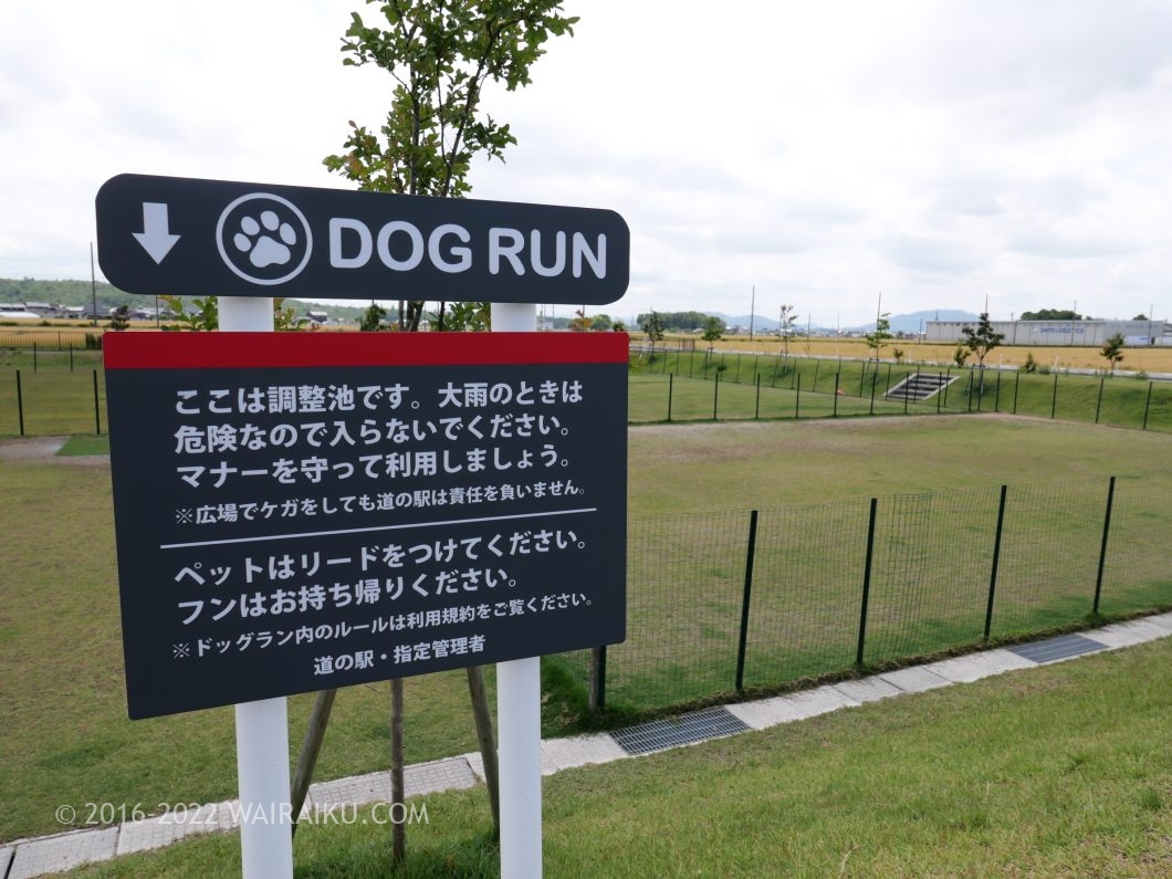 道の駅せせらぎの里こうら ドッグラン