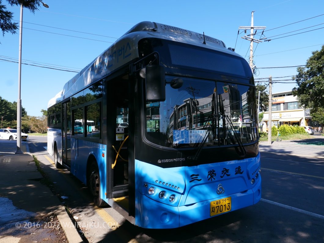 はじめての済州島2泊3日 バス
