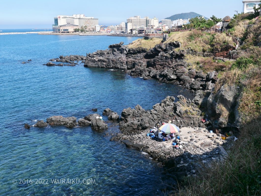 チェジュ島 オルレ17コース 龍頭岩